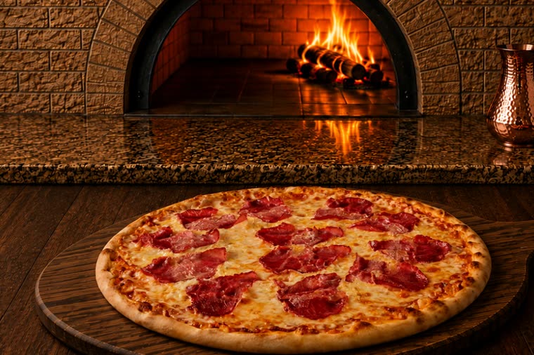 Pastırmalı Pizza
